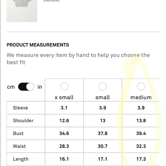 NWT Doen Sparrow Ramie Ruffle Collar Button Crop Top Meadowlark Plaid Blue - Picture 12 of 12